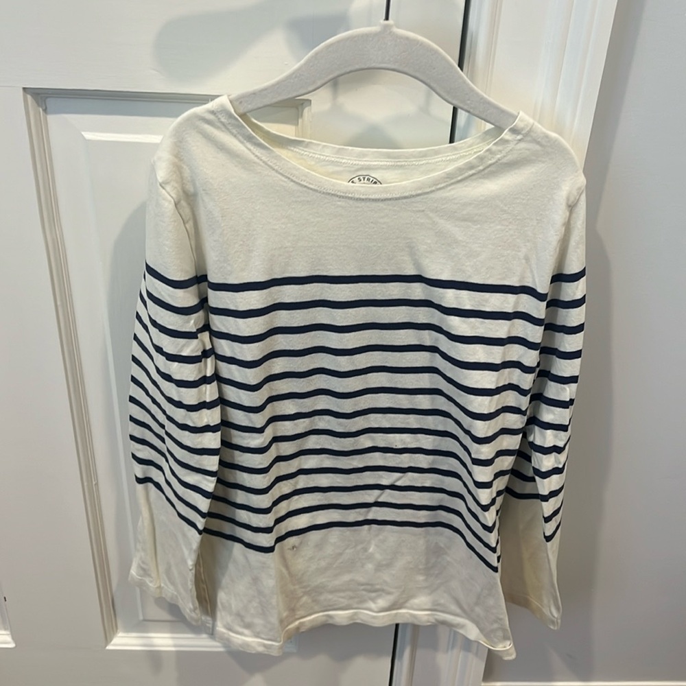EUC The Striped Sheep long sleeved tshirt size 8/9Y